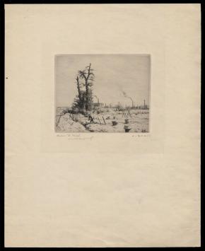 't Kiel, kunstwerkje van de Belgische graficus Jaak Gorus