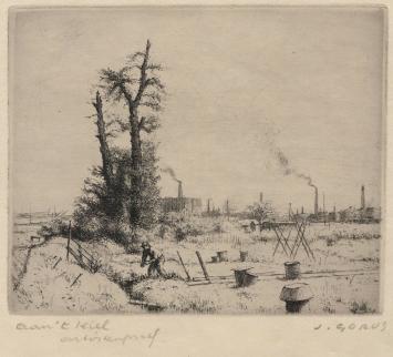 Jaak of Jacques Gorus met een kleine Antwerpse ets