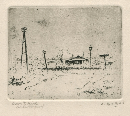 \'t Kiel, kunstwerkje van de Belgische graficus Jaak Gorus