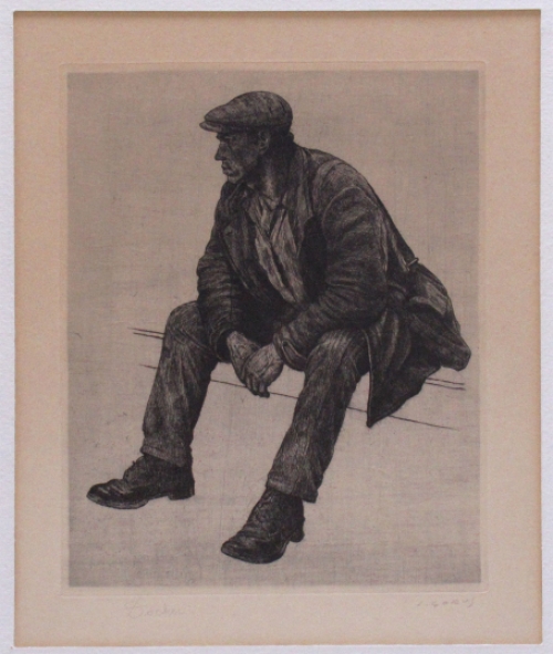 De Docker van de Belgische etser Jaak Gorus