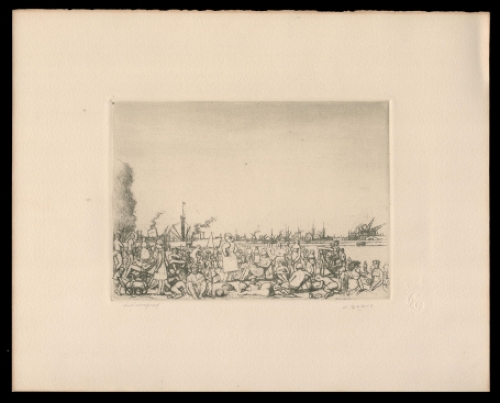 Ets van de Belgische kunstenaar J. Gorus kopen