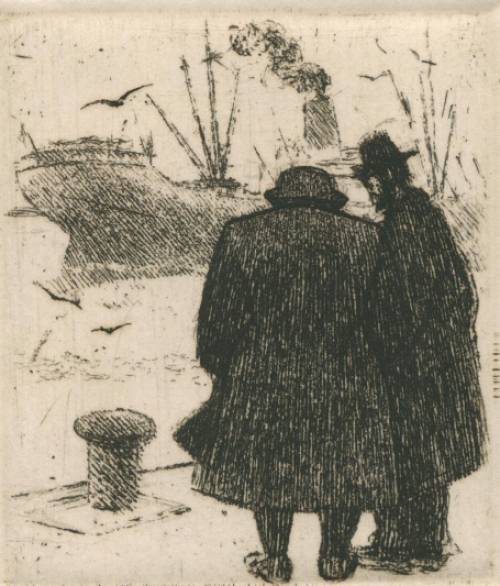 Ets van  de Belgische etser J. Gorus kopen