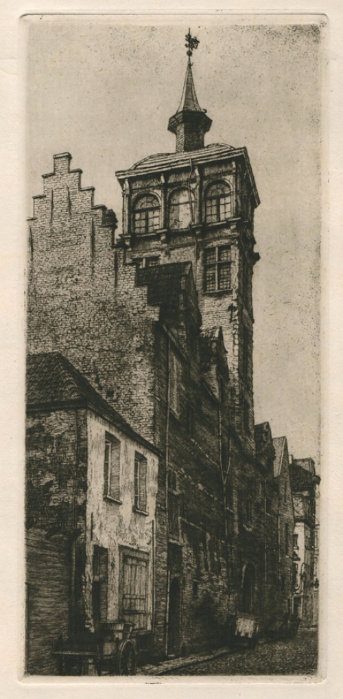 Ets van  de Belgische etser J. Gorus kopen