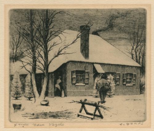 Ets van de Belgische graficus Jaak Gorus