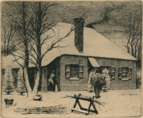 Jaak of Jacques Gorus met een winterets