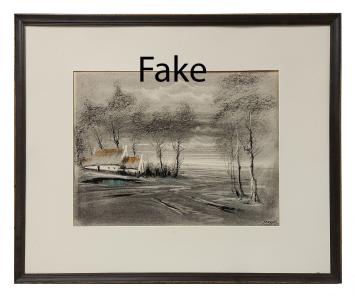 Pasteltekening van J. Gorus kopen