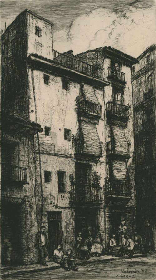 Jaak of Jacques Gorus, Belgische etser, Valencia