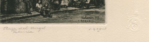 Plaza del Angel Valencia 1948