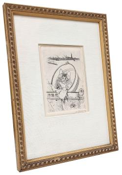 Ingekaderde kleine ets van J. Gorus