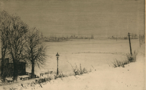 Jaak of Jacques Gorus met een grafisch werkje