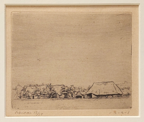 Schilde, een ets van de Belgische etser Jaak Gorus