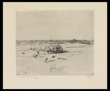 ets, landschap te Veurne van J. Gorus