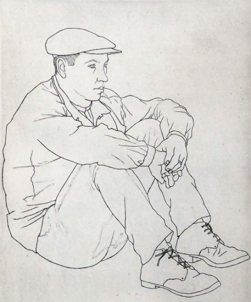 Ets van  de Belgische etser J. Gorus kopen