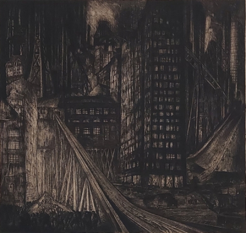 Belgian artist and etcher Jacques Boonen