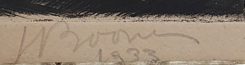 Een ets uit 1933 gemaakt door Jac Boonen