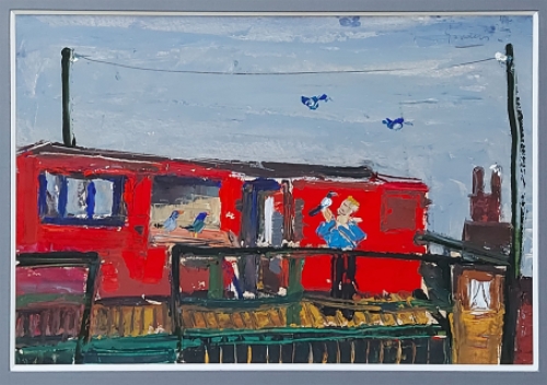 Schilderij van de Belgische kunstenaar Jack Godderis kopen