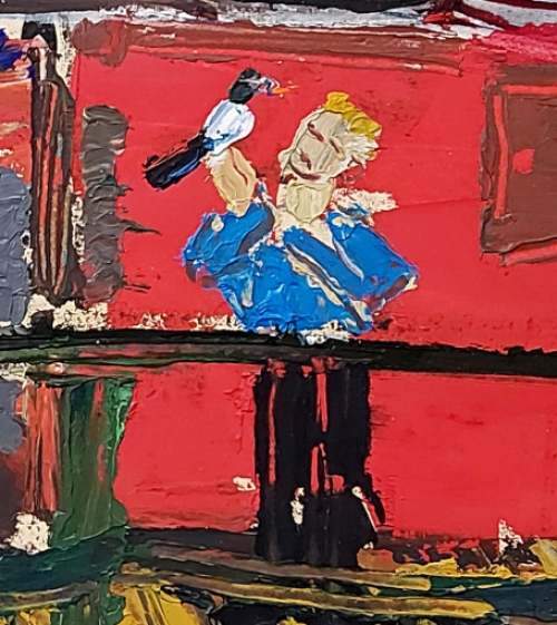 Speels kunstwerk van de Antwerpse schilder Jack Godderis