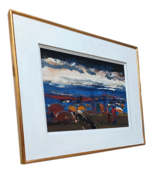 Expressionistisch kunstwerk van de Belgische kunstschilder Jack Goderis