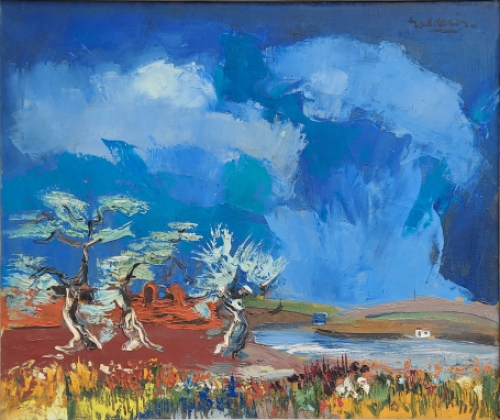 Schilderij van de Belgische kunstenaar Jack Godderis kopen