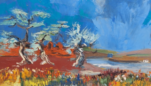 Expressief werk van de Belgische schilder Jack Goderis