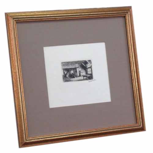 Ets Koppel aan de haard