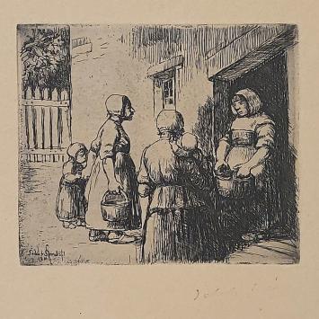 Ets van de Belgische etser Jakob Smits kopen