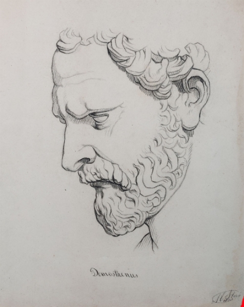 Tekening van Hollandse  kunstenaar Jacobus Storm