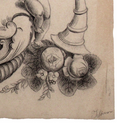 Originele potloodtekening van Jacobus Storm