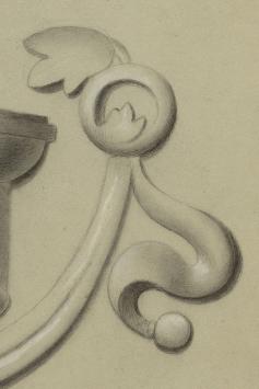 potloodtekening uit de 19 de eeuw