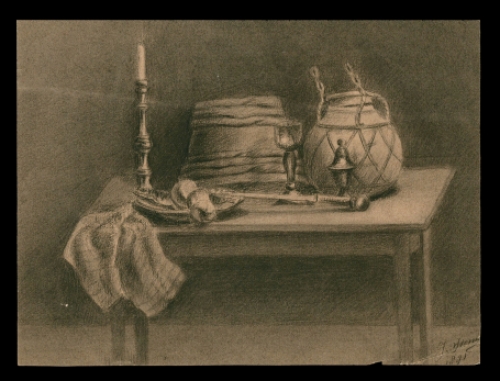 Potloodtekening van de Nederlandse kunstenaar Jacobus Storm kopen