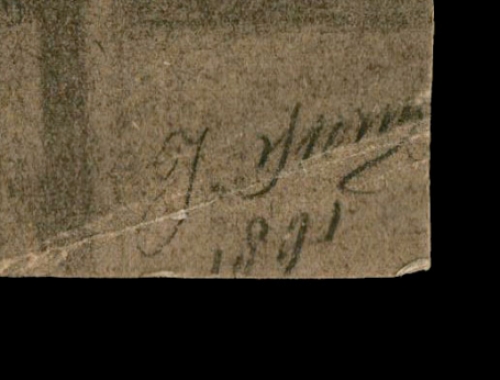 Stilleven op tafel 1891