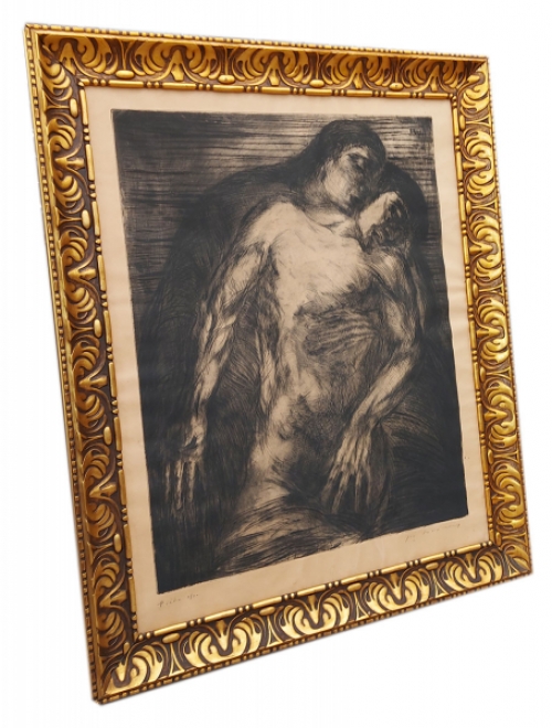 Grote kunstwerken in een kader