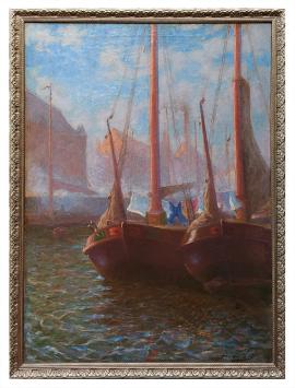 Olieverfschilderij van de schilder Jacques Doré