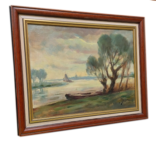 De Schelde te Dendermonde 1955