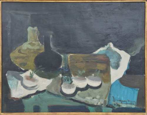 Olieverfschilderij van de Belgische schilder Jacques Maes kopen