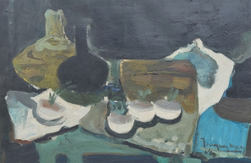 Stilleven van de Belgische kunstenaar Jacques Maes