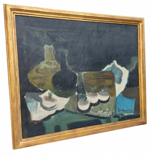 Stilleven met vazen en raapjes 1964