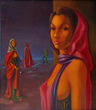 Jacques Vandamme met surrealistisch kunstwerk