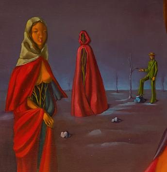 Schilderij van Belgische kunstschilder Jacques Vandamme