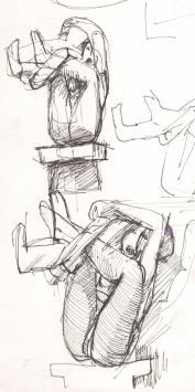 Ja ke, Schetsen D (voor en achter)