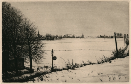 Ets van  de Belgische etser J. Gorus kopen