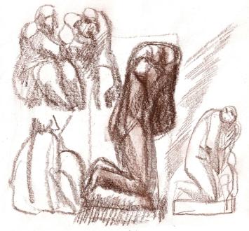 Schetsen B (voor en achter)