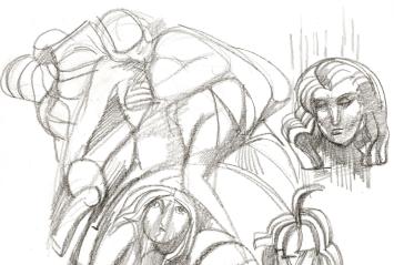 Schetsen A (voor en achter)