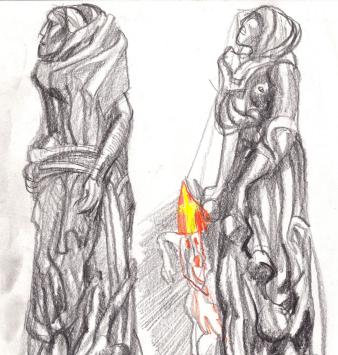 Schetsen van Belgische kunstenaar Jan Alfons (Ja ke) Keustermans