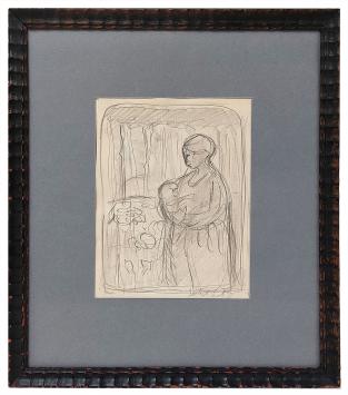 Potloodtekening van Jacob Smits