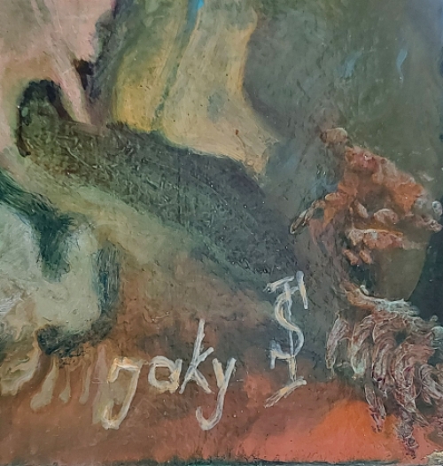 Kunstwerk  op paneel