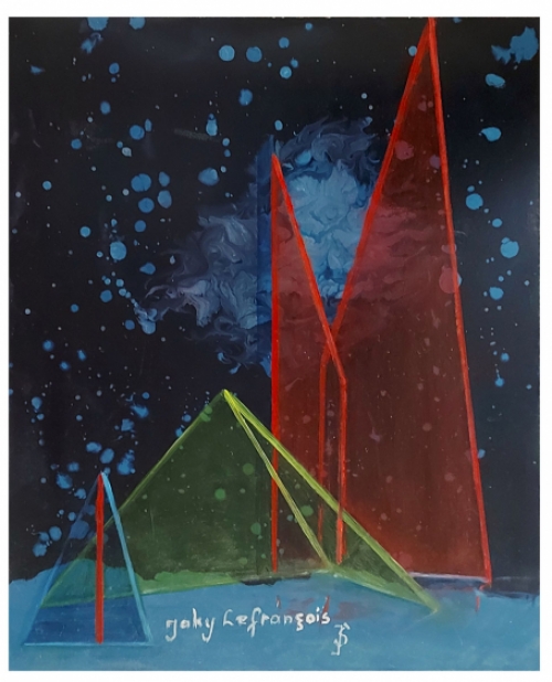 Kunstwerk van de Belgische kunstenares Jaky Lefrançois