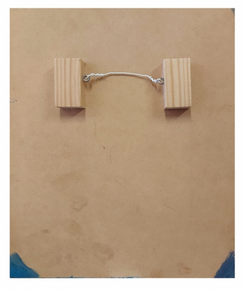 Geometrische figuren in een droomlandschap