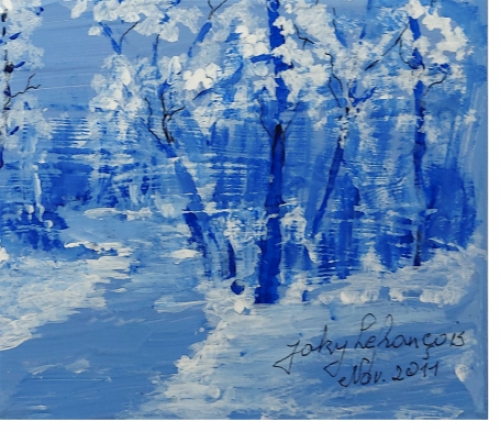 De Belgische schilderes Jaky Lefrançois