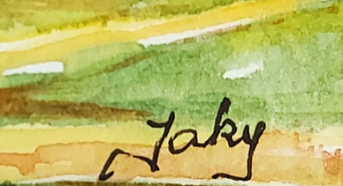 De Belgische schilderes Jaky Lefrançois